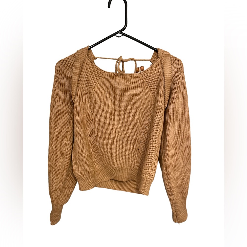 NWOT | &merci | Women’s Knit Tie-Back Sweater Size Small